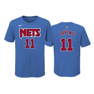 Youth Brooklyn Nets NBA Basketball Kyrie Irving #11 Hardwood Classics 2021 Big3 Blue T-Shirt QBU8223IE Youth Brooklyn Nets NBA Basketball Kyrie Irving #11 Hardwood Classics 2021 Big3 Blue T-Shirt QBU8223IE